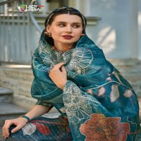 rubiya by lady leela jacquard shimmer digital print readymade suits