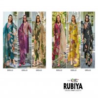 rubiya by lady leela jacquard shimmer digital print readymade suits