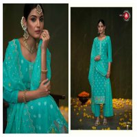 eema by triple aaa beautiful design crunshi silk 3pcs ladies suits