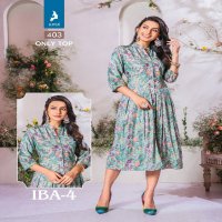 Kaya IBA Vol-4 Wholesale Capsule Print Top With Belt Catalog