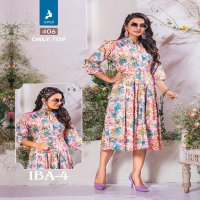 Kaya IBA Vol-4 Wholesale Capsule Print Top With Belt Catalog