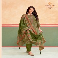 SURYAJYOTI KALKI VOL 16 NECK EMBROIDERY WORK 3PCS SALWAR SUITS