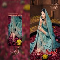 noor mahal vol 4 by vouch viscose chinon designer unstitch salwar kameez