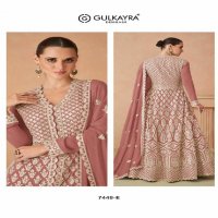 Gulkayra Rimsha Gold Wholesale Free Size Stitched Suits