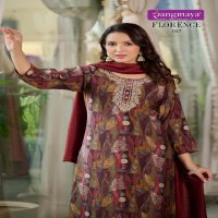 Rangmaya Florence Wholesale Modal Silk Kurti With Pant And Dupatta