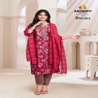 Ashwath Swara Wholesale Straight Top With Pant And Dupatta