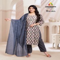 Ashwath Swara Wholesale Straight Top With Pant And Dupatta