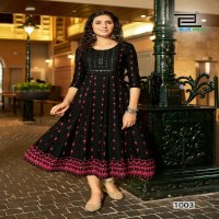 Blue Hills Zudio Wholesale Anarkali Concept With Neck Embroidery Kurtis