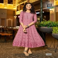 Blue Hills Zudio Wholesale Anarkali Concept With Neck Embroidery Kurtis