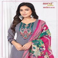 Aarvi Heritage Vol-2 Wholesale Katha Work Tops With Pant And Dupatta