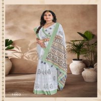 blue cloud vol 1 by vinamra corporation chex pettern women saree