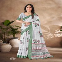 blue cloud vol 1 by vinamra corporation chex pettern women saree