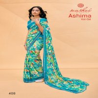 ashima vol 4 by kashvi creation weightless daily wear fancy saree wholesaler