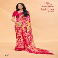 ashima vol 4 by kashvi creation weightless daily wear fancy saree wholesaler