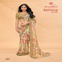 ashima vol 4 by kashvi creation weightless daily wear fancy saree wholesaler