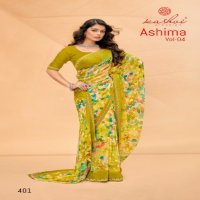 ashima vol 4 by kashvi creation weightless daily wear fancy saree wholesaler