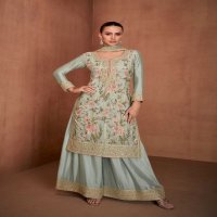 gulkayra designer vanya chinon exclusive design party wear full stitch 3pcs suit