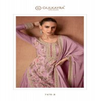 gulkayra designer vanya chinon exclusive design party wear full stitch 3pcs suit