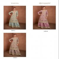 gulkayra designer vanya chinon exclusive design party wear full stitch 3pcs suit