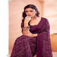 Kashvi Hansika Wholesale Organza With Satin Patta Sarees