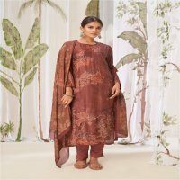 Sahiba Sukoon Wholesale Unique Muslin Silk With Handwork Salwar Suits