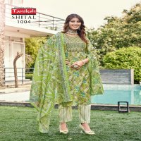 Taniksh Shital Vol-1 Wholesale Embroidery And Sikvans Work Readymade Suits