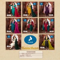 Kaya Kanchan Wholesale Roman Silk Kurti With Pant And Dupatta