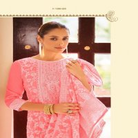 Alok Elegant Touch Vol-3 Wholesale Cotton Dyed With Thread Work And Swarovski Diamond Dress Material