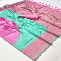 Rajtex Koche Silk Wholesale Soft Silk Handloom Weaving Sarees