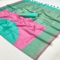 Rajtex Koche Silk Wholesale Soft Silk Handloom Weaving Sarees