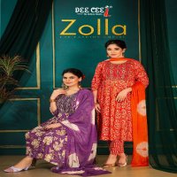 Dee Cee Zolla Wholesale Ghere Top With Pant And Dupatta