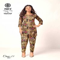 craze vol 2 by deeptex prints unique cotton print readymade big size co-ord set