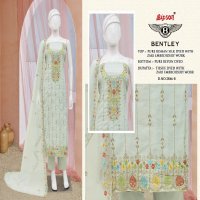 bentley 2846 by bipson prints embroidery designer silk ladies suits