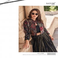 Sayuri Luxe Wholesale Free Size Stitched Viscose Chinon Silk Suits