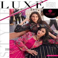 Sayuri Luxe Wholesale Free Size Stitched Viscose Chinon Silk Suits