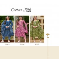 Radhika Cotton Fab Vol-3 Wholesale Top Pant And Dupatta