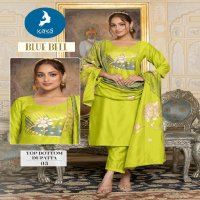 Kaya Blue Bell Wholesale Viscose Chanderi Jacquard 3 Piece Concept Suits