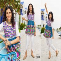 dholida vol 4 khadi cotton full stitch beautiful navrarti kurti with dhoti pant