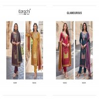 glamourous by kesar karachi Prints viscose jam satin 3pcs suits