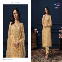 adriya by vipul heavy embroidery work organza chiffon suits online