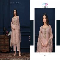 adriya by vipul heavy embroidery work organza chiffon suits online