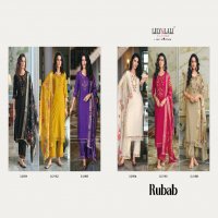 rubab by lily And lali self jacquard viscose silk readymade trendy ladies suits