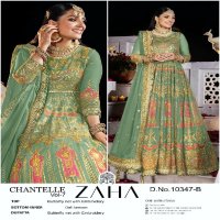 chantelle vol 7 by zaha embroidery work butterfly net pakistani suits