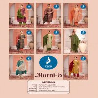 morni vol 5 by kaya readymade chanderi modal print modern big size salwar suit