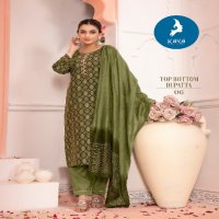 morni vol 5 by kaya readymade chanderi modal print modern big size salwar suit