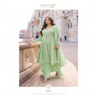 sayuri designer afsana exclusive design georgette full stitch plazzo style dress