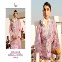 shree fab sobia nazir premium lawn collection vol 1 pakistani cotton suits