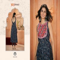 Shubhkala Flory Vol-49 Wholesale Exclusive Embroidered with Print Designer Ready to Wear Kurti Collection