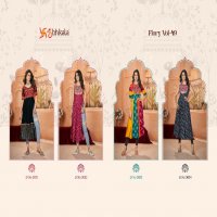 Shubhkala Flory Vol-49 Wholesale Exclusive Embroidered with Print Designer Ready to Wear Kurti Collection