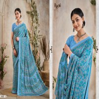 RUCHI VIVANTA SILK VOL 36 SILK CREPE PRINTED SARIS AT BEST RATE